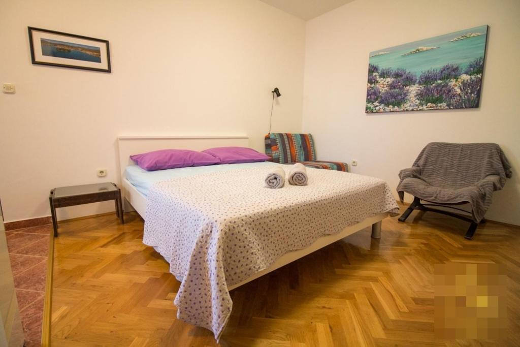Studio Apartment In Preko With Sea View, Terrace, Air Conditioning, Wi-Fi 外观 照片